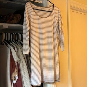 Lake Pajama Striped Long Sleeve Nightgown